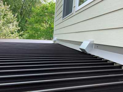 Close Up Louvered Roof