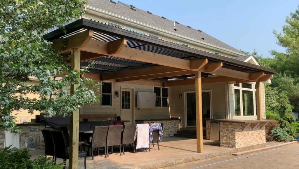 Motorized Louvered Roof