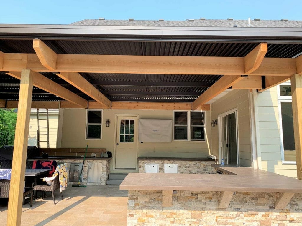 Motorized Louvered Roof