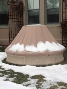 Custom fountain cover by Acme Awning