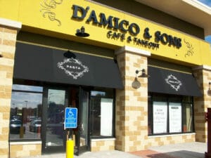 Classic awning with no valance at D'amico & Sons in Minnesota