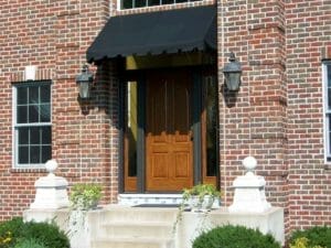 Brick Home with Awning