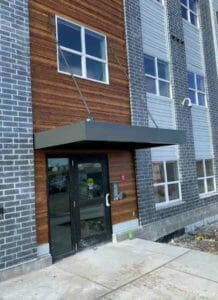 Hanging Rod Canopy Side View