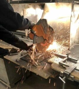 Cutting Steel Acme Awning
