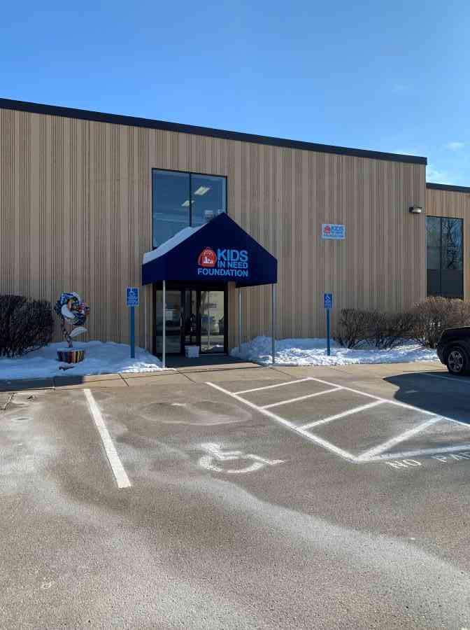 New entrance canopy in Rosevill